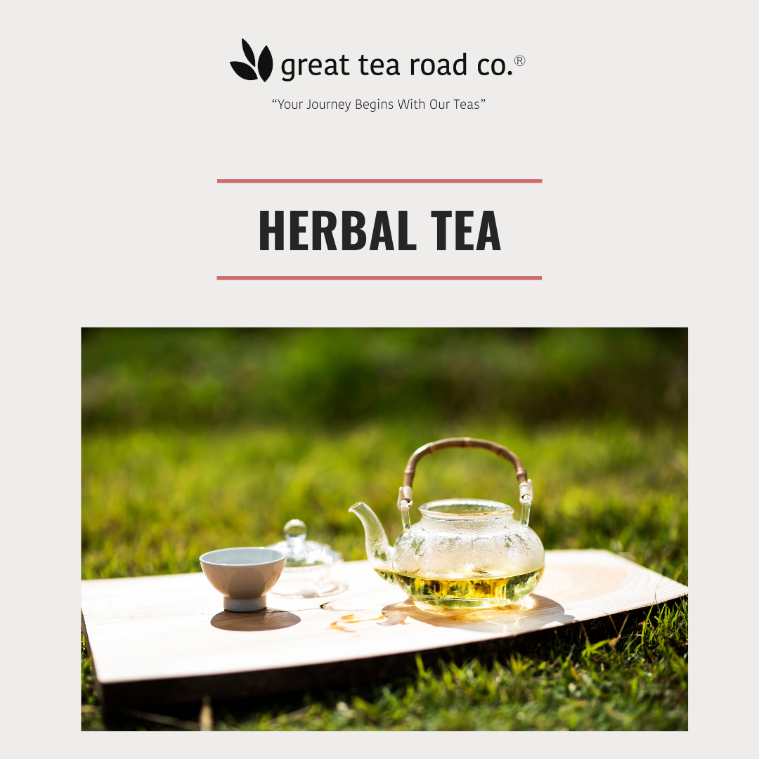 Shop caffeine-free herbal teas for relaxation, digestion, and wellness. Discover premium loose-leaf blends with natural ingredients for better sleep and daily balance. Great Tea Road Co. Edina. Best tea shop in Minnesota.