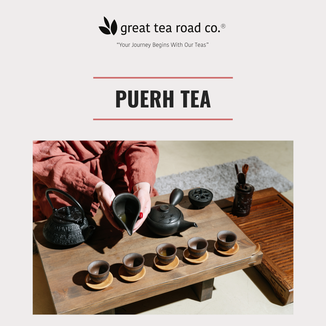 Shop premium Pu-erh tea with rich, earthy flavor. Discover aged loose-leaf teas that support digestion, gut health, and balanced energy. Great Tea Road Co. Edina. Best tea store in Minnesota.