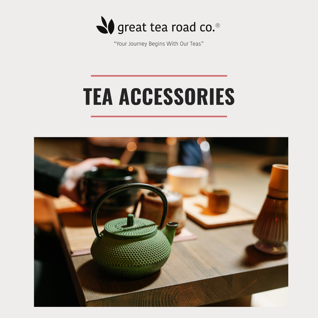 Shop premium tea accessories, including infusers, teapots, and matcha whisks. Enhance your tea ritual with stylish, functional tools for perfect loose-leaf brewing.